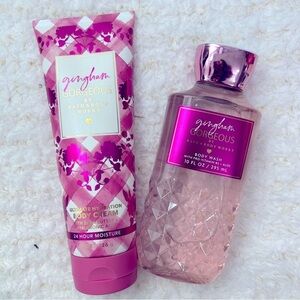 Gingham Gorgeous Ultimate Hydration Body Cream and body‎ wash